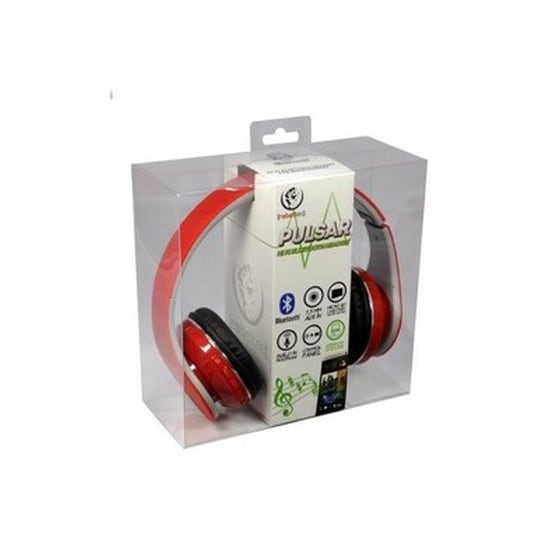 Ακουστικό Κεφαλής Bluetooth Rebeltec Pulsar - Rebeltec - Κόκκινο - Headset image 1