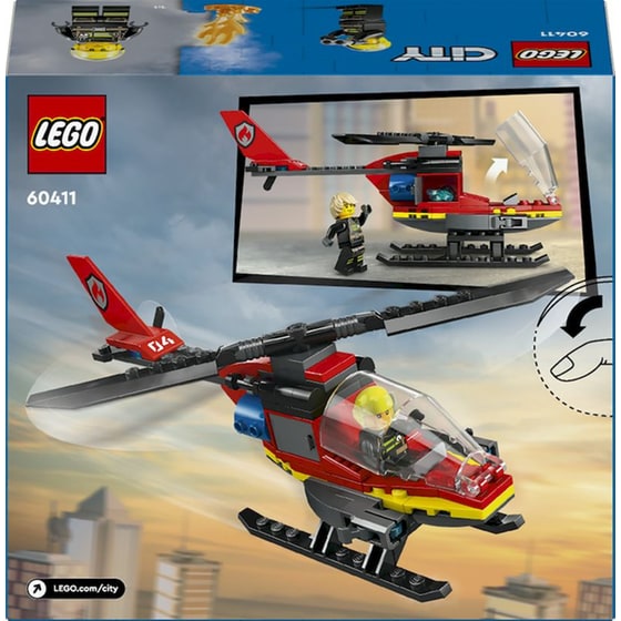 LEGO® City Πυροσβεστικό Ελικόπτερο Διάσωσης (60411) image 3
