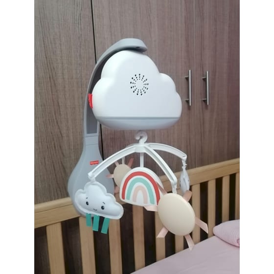 Fisher Price Περιστρεφόμενο Μόμπιλε Κούνιας με Ουράνιο Τόξο,Μουσική & Αισθητήρα Ανίχνευσης Κλάματος image 6