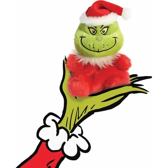 Λούτρινο AURORA Palm Pals Santa Grinch Άγιος Βασίλης (13cm) image 5