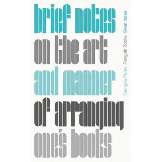 Brief Notes on the Art and Manner of Arranging One's Books image 0