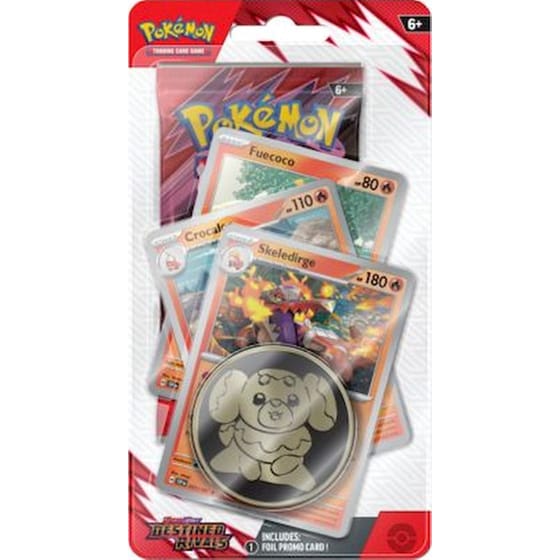 Pokémon TCG: Scarlet & Violet - Destined Rivals Premium Checklane Blister 1 Τμχ - Τυχαία Επιλογή Σχεδίου image 1
