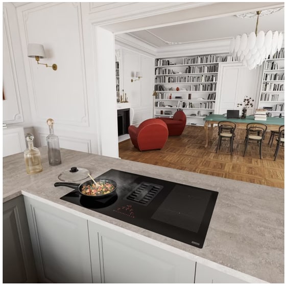 FRANKE Maris FMA 839 HI με Απορροφητήρα 83 cm Μαύρο Εστία Επαγωγική image 6