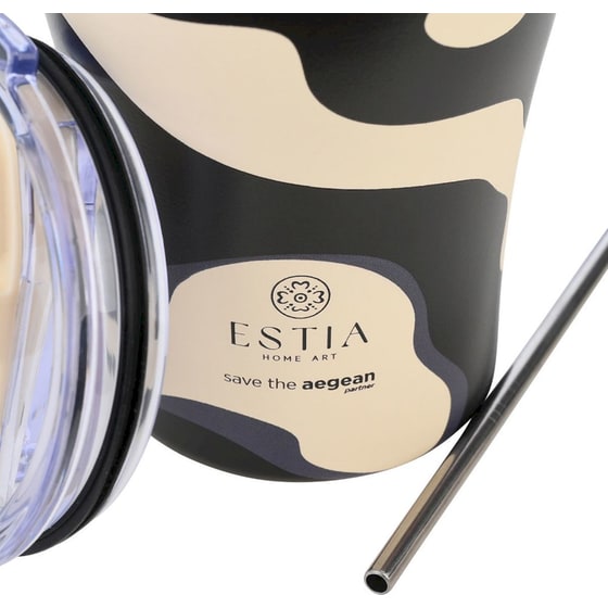 Κούπα Θερμός Καφέ Estia Home Art Save the Aegean Bold Drift 350ml image 1