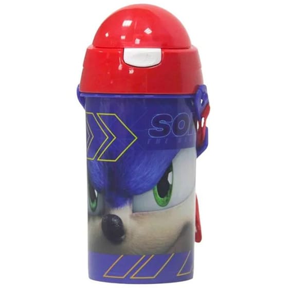 Παγούρι Gim Πλαστικό με Καλαμάκι Sonic 500ml (1 Τεμάχιο) image 4