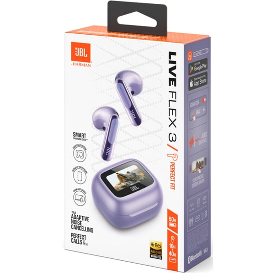 Ακουστικά Bluetooth JBL Live Flex 3 ANC - Μωβ image 10