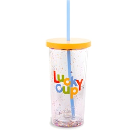 Ποτήρι Ban.Do Sip Glitter Lucky Cup Ακριλυκό 600 ml - Διάφανο