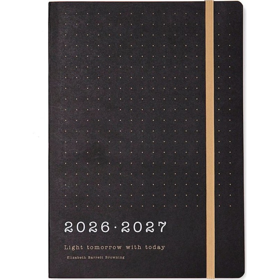 Ημερολόγιο Εβδομαδιαίο 2026-2027 Letts A5 Eco Writers Black image 0