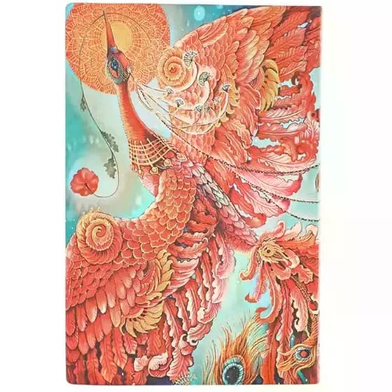 Ημερολόγιο Εβδομαδιαίο Paperblanks 2026 Mini Flexis Firebird image 1