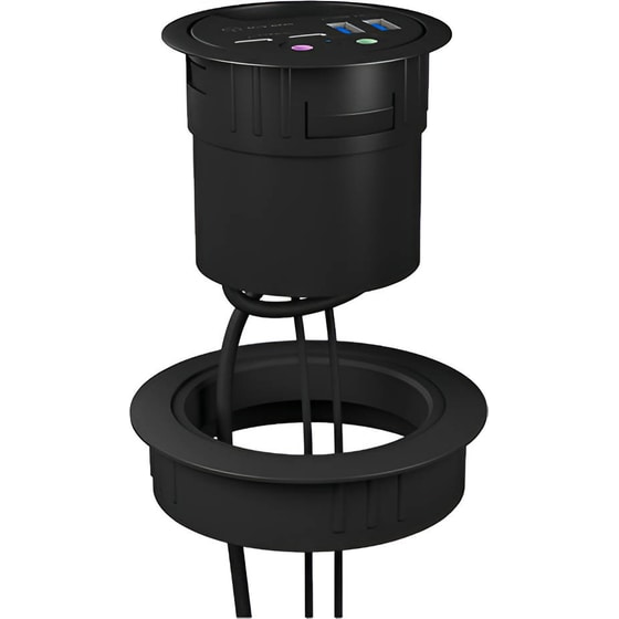 Icy Box IB-HUBA001 Ring adapter for 60 mm table USB Hub to 80 mm feed-through
to 80 mm feed-through image 2