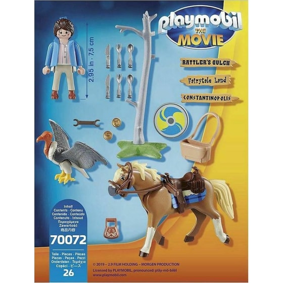 PLAYMOBIL® The Movie Η Μάρλα με το Άλογο της (70072) image 5