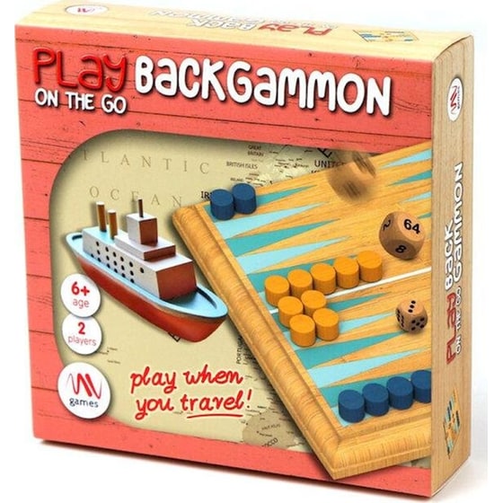 Επιτραπέζιο Παιχνίδι Play On The Go Backgammon image 0