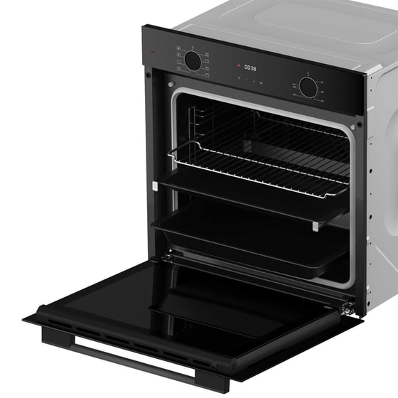 TESLA BO800FB 70 Lt Μαύρο Εντοιχιζόμενος Φούρνος Άνω Πάγκου image 7
