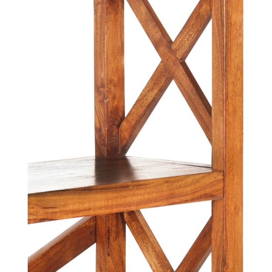 Βιβλιοθήκη VidaXL από Μασίφ Ξύλο Ακακίας 100x180 cm - Μελί image 4