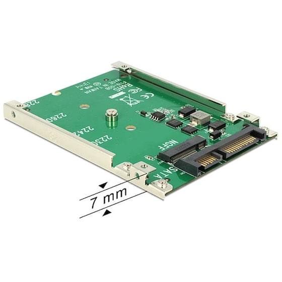 Converter Delock Sata 22pin To 67pin M.2 Ngff 2,5" image 0