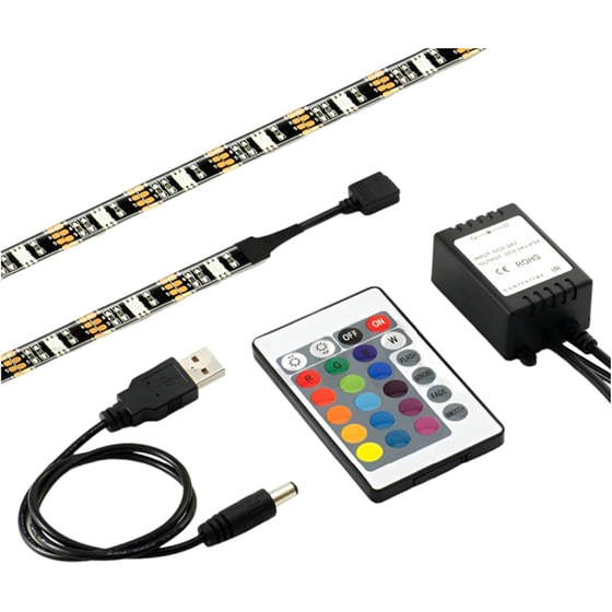 Αδιάβροχη Ταινία Led Rgb 1 Μέτρου SMD5050 - 30 Led image 2