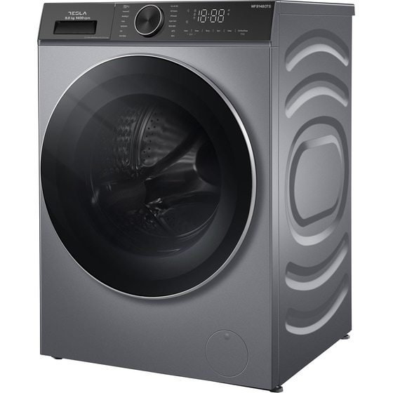 TESLA WF91480TS 9 kg 1.400 Στροφές Ασημί Πλυντήριο Ρούχων image 1