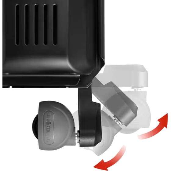 DELONGHI Vento V551225.BG Καλοριφέρ Λαδιού 2500W Μαύρο image 1