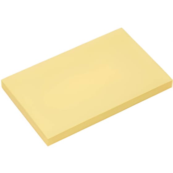 Αυτοκόλλητα Χαρτάκια Office Log 76x122 mm Κίτρινο (100 Φύλλων - 1 Τεμάχιο) image 1