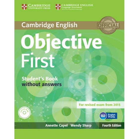 Objective First Student's Book without Answers with CD-ROM Objective First Student's Book without Answers with CD-ROM image 0