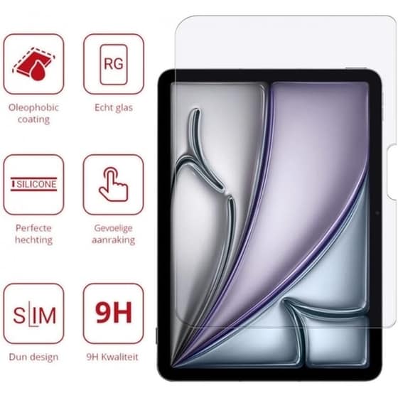 Προστατευτικό οθόνης Apple iPad Air 6th Gen 13" 2024 - Rosso Tempered Glass - Clear image 3