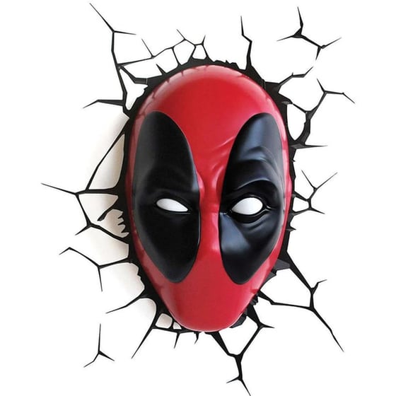 Διακοσμητικό Φωτιστικό The Source Marvel Deadpool 3D Led Light FX image 0