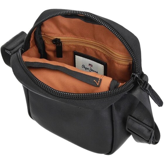 Pepe Jeans Τσαντάκι Ώμου 15x19.5x6cm Σειρά Egham - Μάυρο image 4