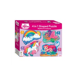 Puzzle 4-in-1 Mythical Creatures Shaped