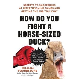 HOW DO YOU FIGHT A HORSE-SIZED DUCKx