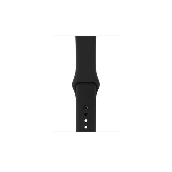 Apple Watch Series 3 38mm Aluminum Space Gray Sport Band Black image 2