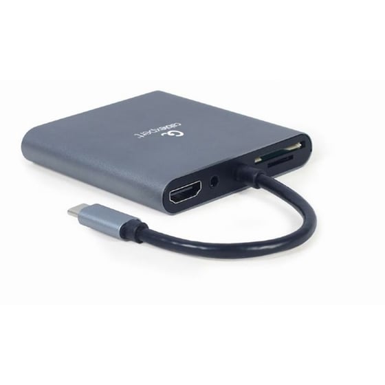 Cablexpert A-CM-COMBO6-01 USB Hub 6 σε 1 USB-C - Space grey image 1
