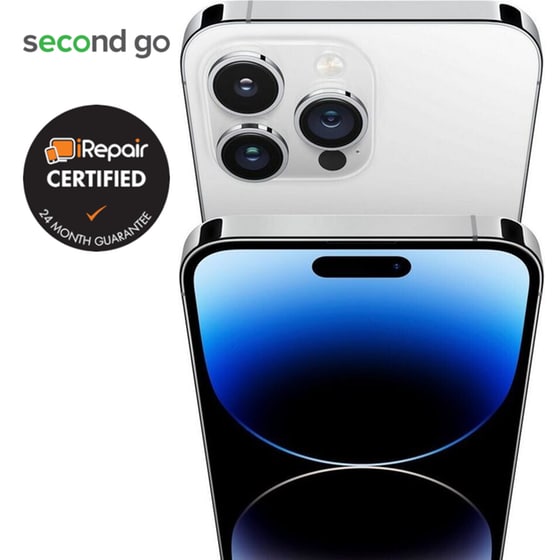 Μεταχειρισμένο Apple iPhone 14 Pro Max 128GB Silver second go Certified by iRepair image 6