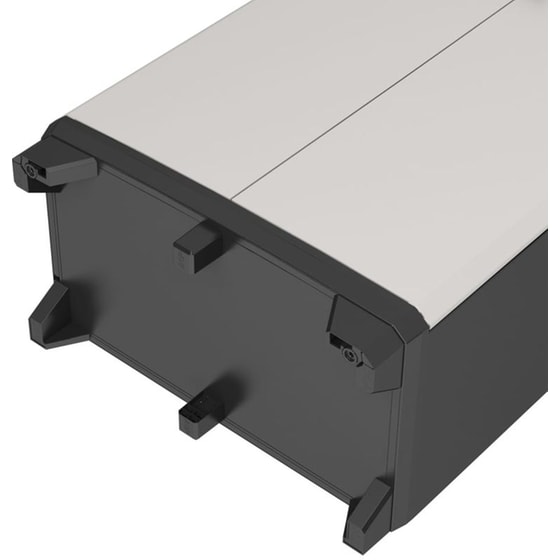 Ντουλάπα Keter Gear Δίφυλλη Πλαστική 68x39x182 cm - Γκρι/Μαύρη image 5