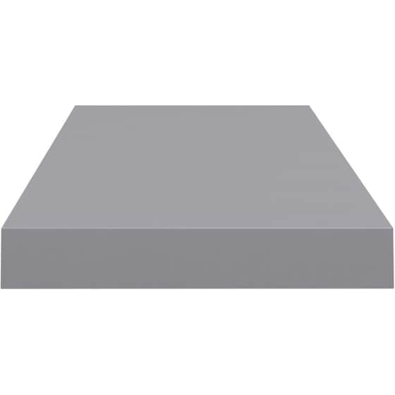 Ράφια Τοίχου VidaXL από MDF 60x23.5x3.8 cm 4 Τμχ - Γκρι image 3