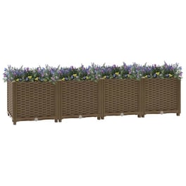Vidaxl Ζαρντινιέρα 160 X 40 X 38 Εκ. Από Πολυπροπυλένιο