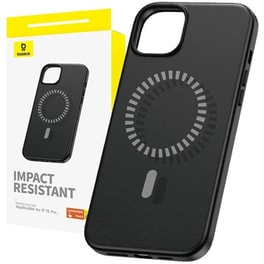 Θήκη Apple iPhone 15 Pro - BASEUS Fauxther Series Case - Μαύρο