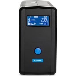 UPS Tescom Plus LCD 650AP 650VA 230V Μαύρο