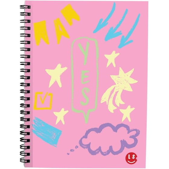 Τετράδιο Σπιράλ Lycsac Α4 2 Θεμάτων City Bolds (1 Τεμάχιο) image 1