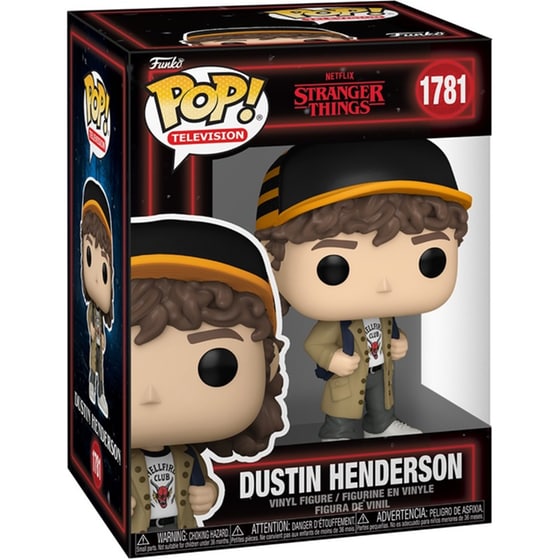 Funko Pop! Television: Stranger Things - Dustin Henderson #1781 image 1