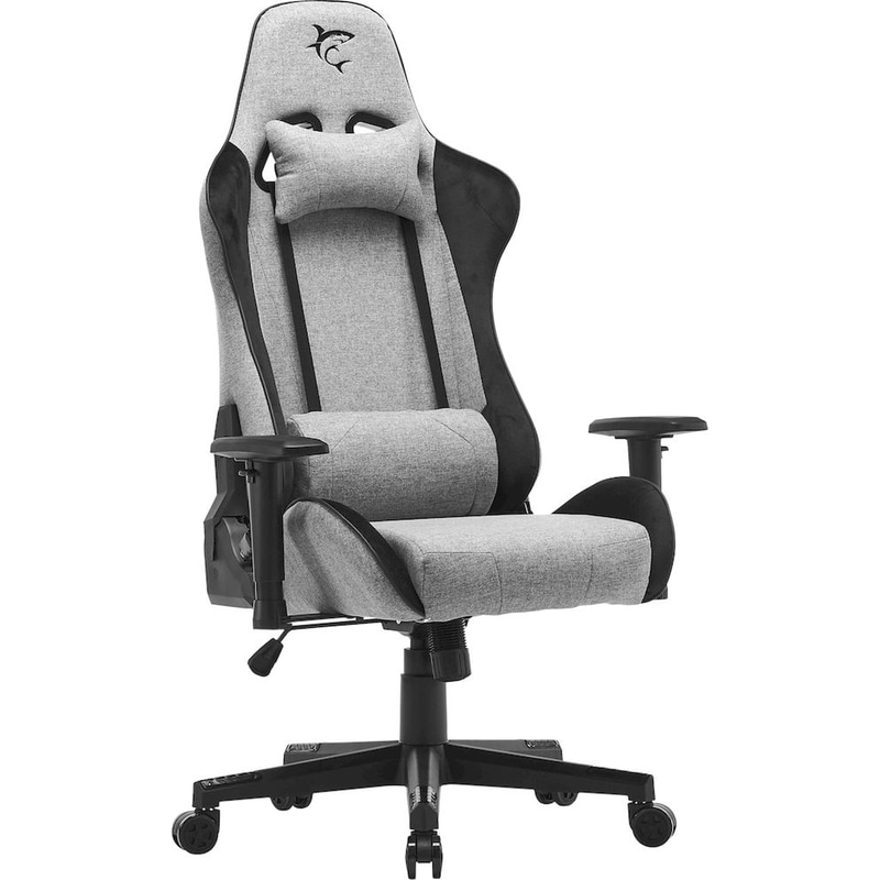 Καρέκλα Gaming White Shark Imola Υφασμάτινη - Γκρι