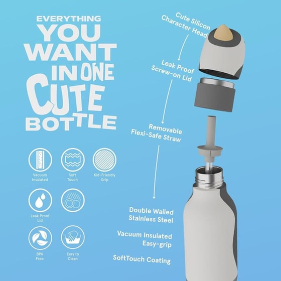 Μπουκάλι Θερμός Asobu Bestie Penguin 460ml image 6