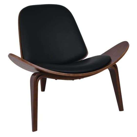 Πολυθρόνα Woodwell Taylor C54238 από Ύφασμα - Μαύρη/Καφέ image 1