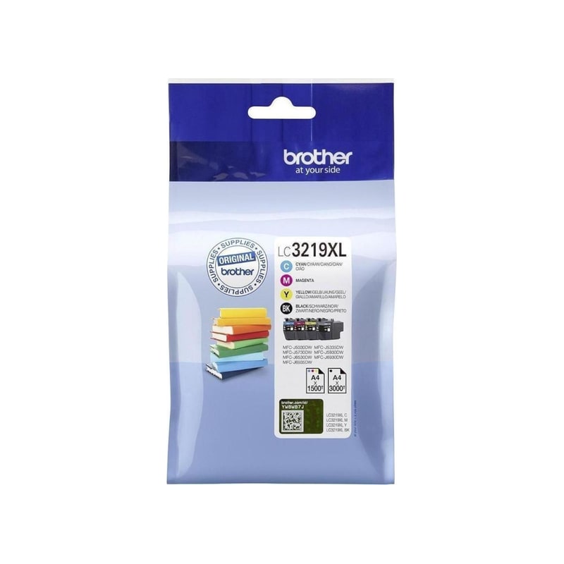 Μελάνι Brother LC-3219XLVAL Value Pack (B-C-M-Y) 7000 Σελίδες