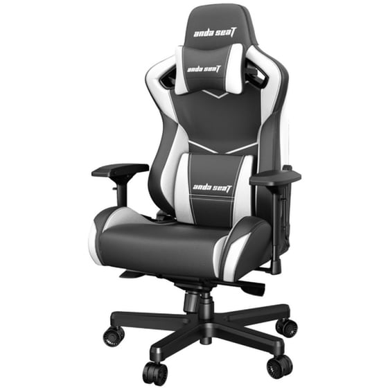 Καρέκλα Gaming Anda Seat AD12XL Kaiser II από Τεχνητό Δέρμα - Μαύρη/Λευκή image 2
