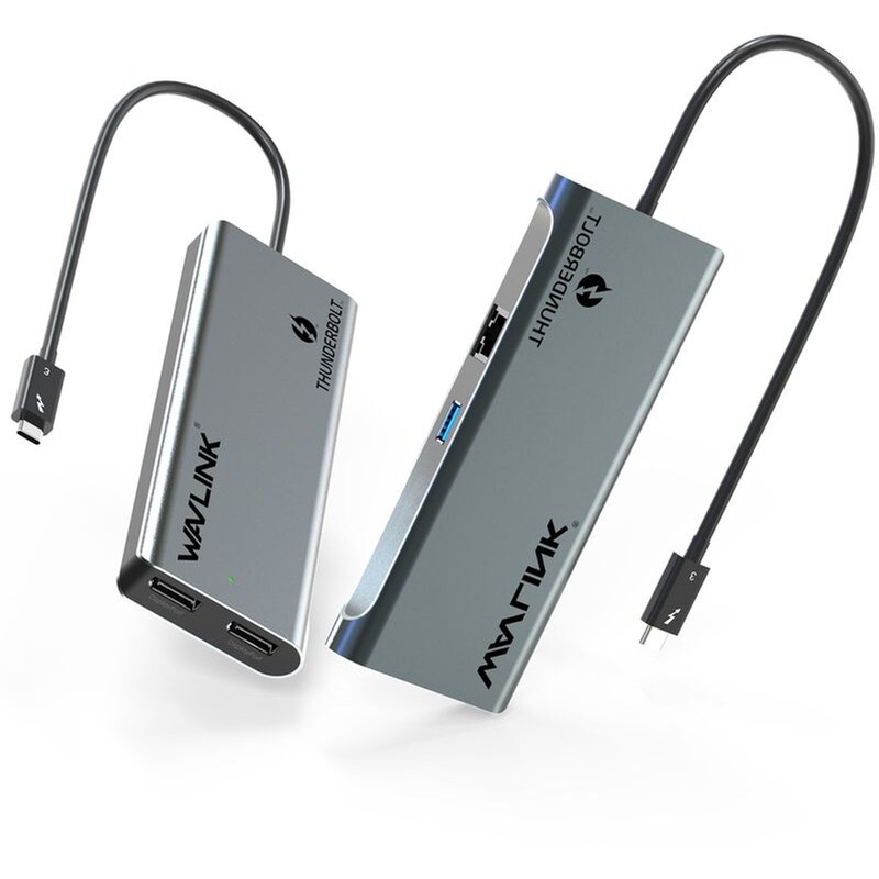 WAVLINK Docking Station Wavlink Mini Thunderbolt 3 Single 5K Dual 4K