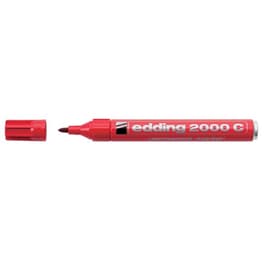 Μαρκαδόρος Ανεξίτηλος Edding 2000 Κόκκινο 1.5-3.0 mm