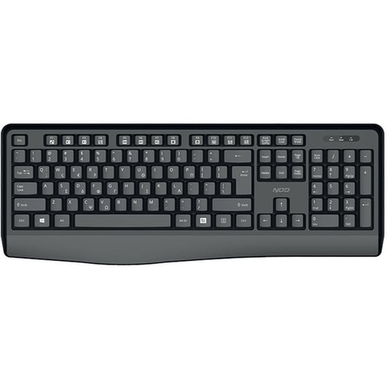 NOD ValuePro3 Wireless Ασύρματο Σετ Πληκτρολόγιο & Ποντίκι Black (EN/GR) image 1