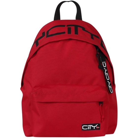 Τσάντα Πλάτης City The Drop Letters On Red 2 Θηκών Κόκκινο image 2