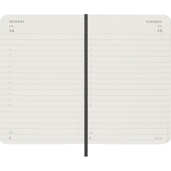 Ημερολόγιο Ημερήσιο Moleskine 2025 12M Pocket Black Soft image 4