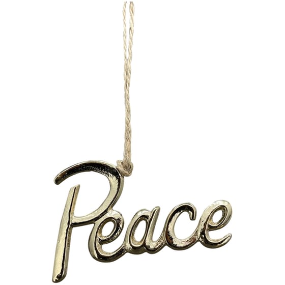 Xριστουγεννιάτικο Στολίδι Exner Πλαστικό 1 Τμχ - Peace image 0